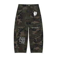 Load image into Gallery viewer, FLD Men's Camo Barrel Leg Cargo Pants