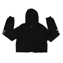 Load image into Gallery viewer, FLD "Leftfield Big Stacks" Cropped Hoodie Women's