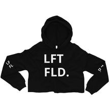 Load image into Gallery viewer, FLD "Leftfield Big Stacks" Cropped Hoodie Women's